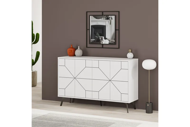 Desgrar Konsolbord 123x62,4 cm - Hvid - Møbler - Borde - Aflastningsbord - Konsolbord & sidebord