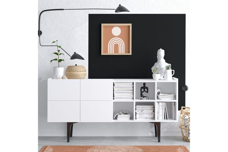 Desgrar Konsolbord 150x75 cm - Hvid - Møbler - Borde - Aflastningsbord - Konsolbord & sidebord