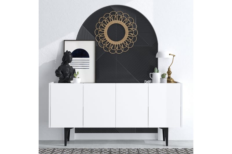 Desgrar Konsolbord 150x75 cm - Hvid - Møbler - Borde - Aflastningsbord - Konsolbord & sidebord