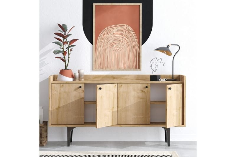 Desgrar Konsolbord 150x80 cm - Blå - Møbler - Borde - Aflastningsbord - Konsolbord & sidebord