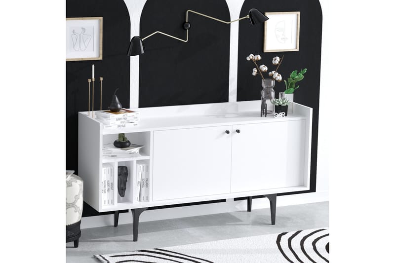 Desgrar Konsolbord 150x80 cm - Hvid - Møbler - Borde - Aflastningsbord - Konsolbord & sidebord