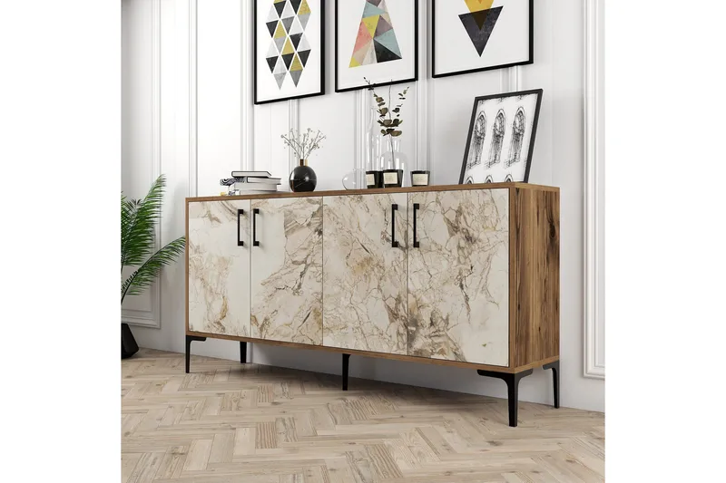 Desgrar Konsolbord 160x78 cm - Brun - Møbler - Borde - Aflastningsbord - Konsolbord & sidebord