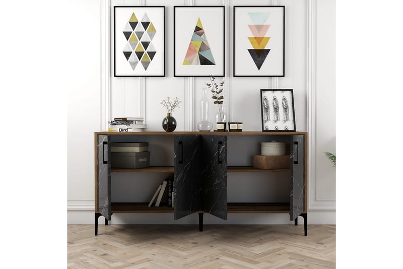 Desgrar Konsolbord 160x78 cm - Brun - Møbler - Borde - Aflastningsbord - Konsolbord & sidebord