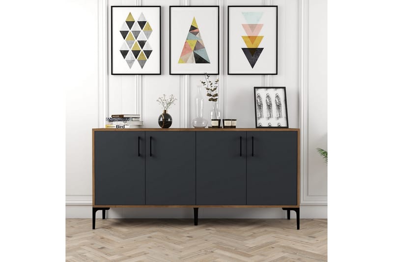 Desgrar Konsolbord 160x78 cm - Brun - Møbler - Borde - Aflastningsbord - Konsolbord & sidebord
