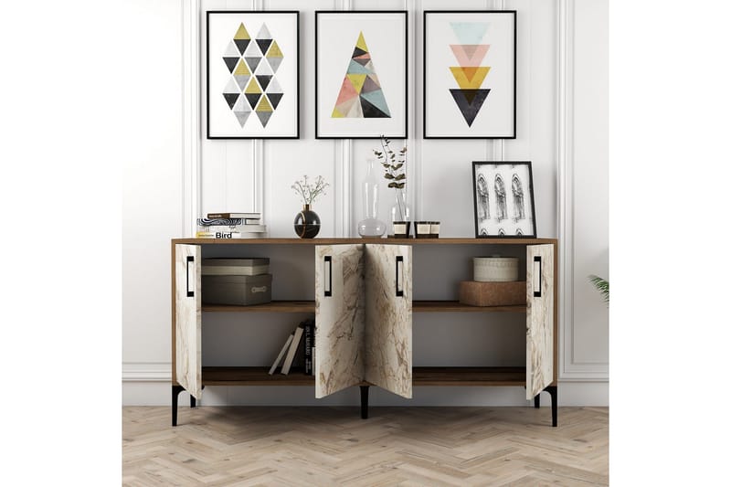 Desgrar Konsolbord 160x78 cm - Brun - Møbler - Borde - Aflastningsbord - Konsolbord & sidebord