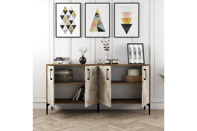 Desgrar Konsolbord 160x78 cm - Brun - Møbler - Borde - Aflastningsbord - Konsolbord & sidebord