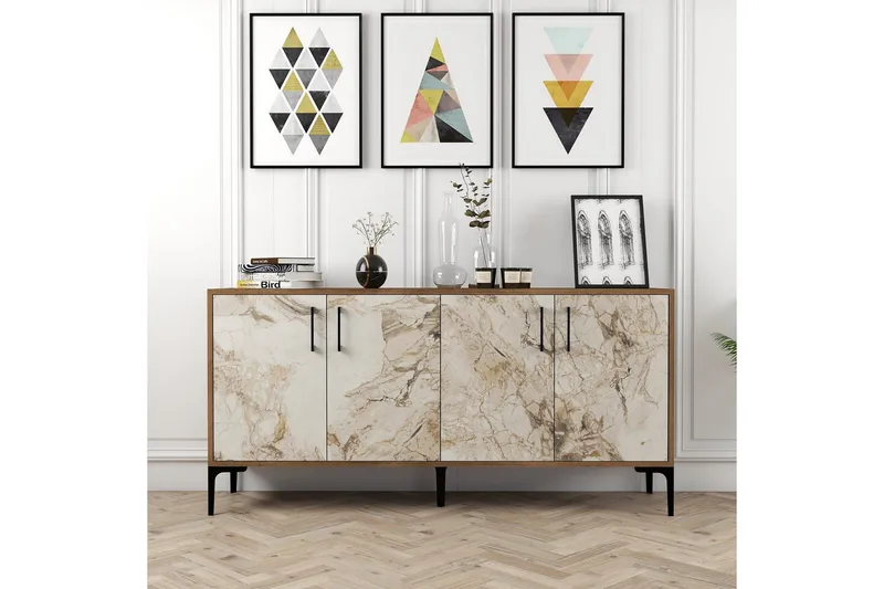 Desgrar Konsolbord 160x78 cm - Brun - Møbler - Borde - Aflastningsbord - Konsolbord & sidebord