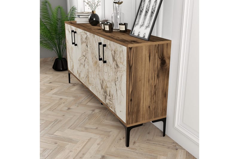 Desgrar Konsolbord 160x78 cm - Brun - Møbler - Borde - Aflastningsbord - Konsolbord & sidebord