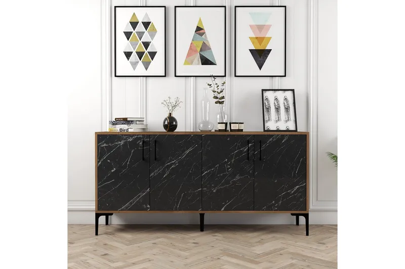 Desgrar Konsolbord 160x78 cm - Brun - Møbler - Borde - Aflastningsbord - Konsolbord & sidebord