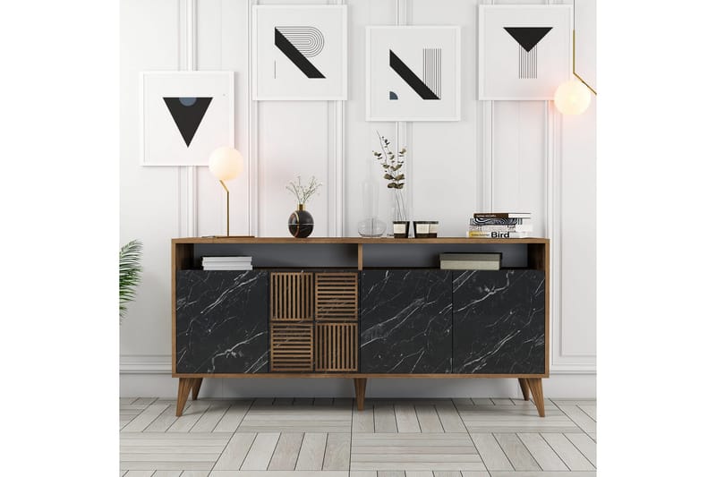 Desgrar Konsolbord 160x78 cm - Brun - Møbler - Borde - Aflastningsbord - Konsolbord & sidebord