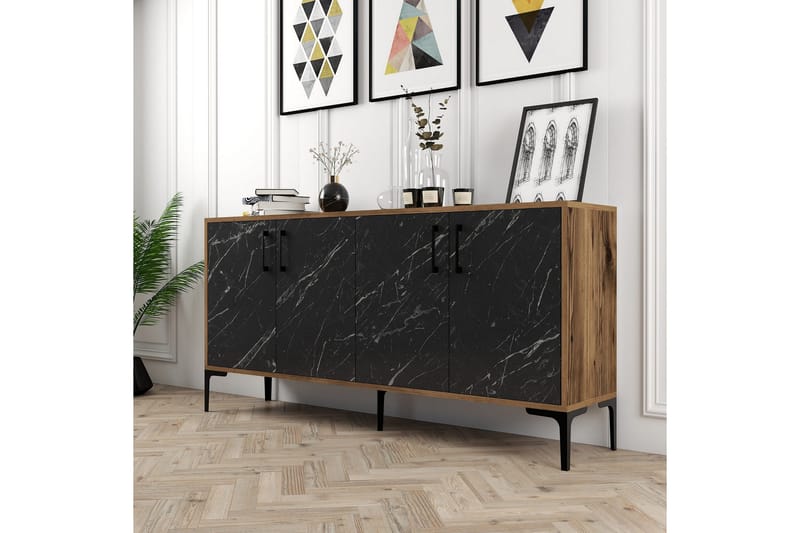 Desgrar Konsolbord 160x78 cm - Brun - Møbler - Borde - Aflastningsbord - Konsolbord & sidebord