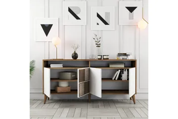 Desgrar Konsolbord 160x78 cm - Brun - Møbler - Borde - Aflastningsbord - Konsolbord & sidebord