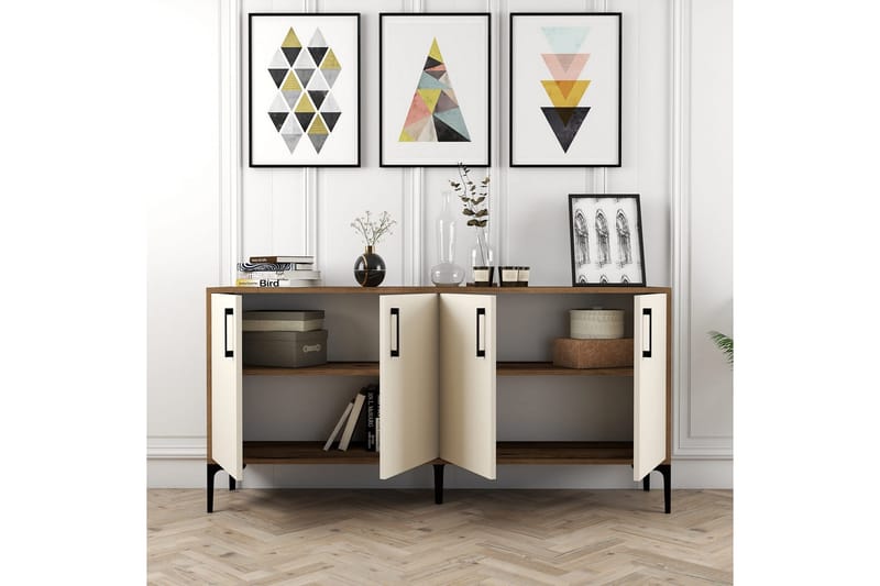 Desgrar Konsolbord 160x78 cm - Brun - Møbler - Borde - Aflastningsbord - Konsolbord & sidebord