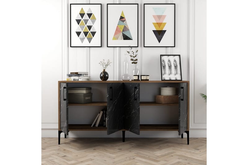 Desgrar Konsolbord 160x78 cm - Brun - Møbler - Borde - Aflastningsbord - Konsolbord & sidebord