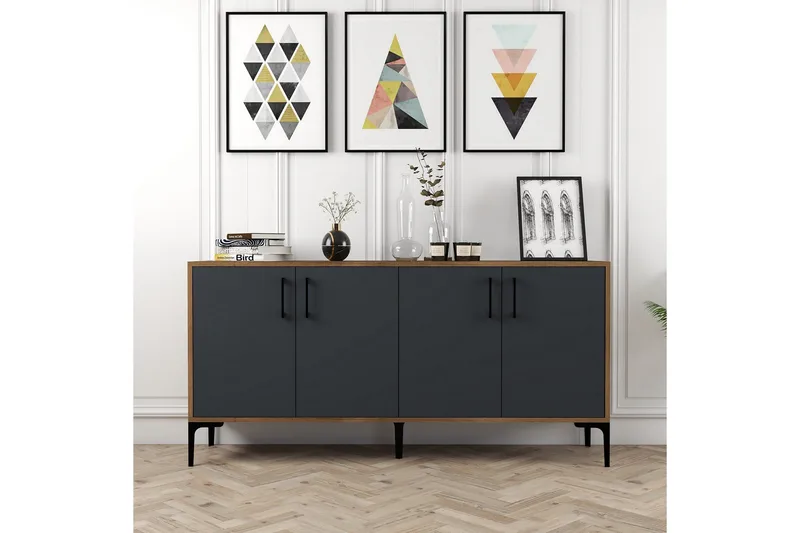 Desgrar Konsolbord 160x78 cm - Brun - Møbler - Borde - Aflastningsbord - Konsolbord & sidebord