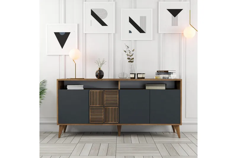 Desgrar Konsolbord 160x78 cm - Brun - Møbler - Borde - Aflastningsbord - Konsolbord & sidebord