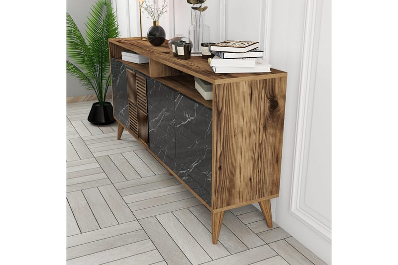 Desgrar Konsolbord 160x78 cm - Brun - Møbler - Borde - Aflastningsbord - Konsolbord & sidebord