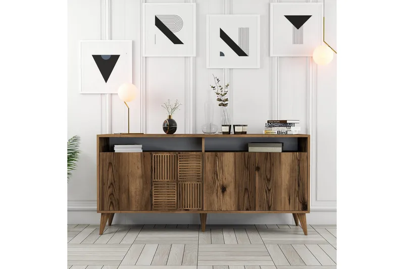 Desgrar Konsolbord 160x78 cm - Brun - Møbler - Borde - Aflastningsbord - Konsolbord & sidebord