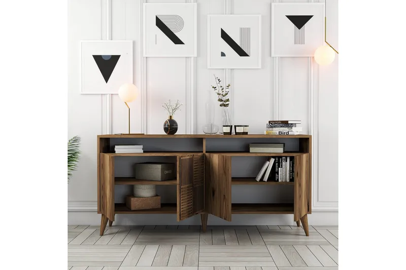 Desgrar Konsolbord 160x78 cm - Brun - Møbler - Borde - Aflastningsbord - Konsolbord & sidebord