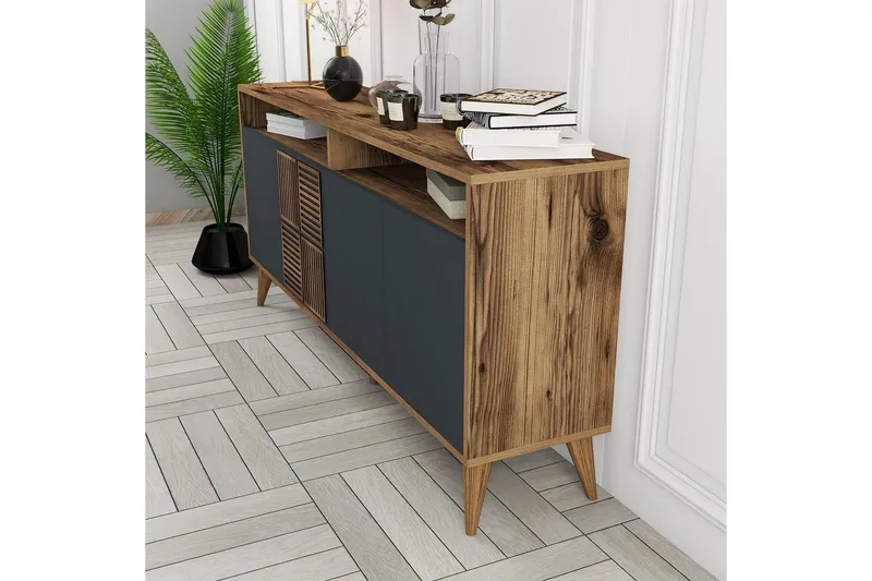 Desgrar Konsolbord 160x78 cm - Brun - Møbler - Borde - Aflastningsbord - Konsolbord & sidebord