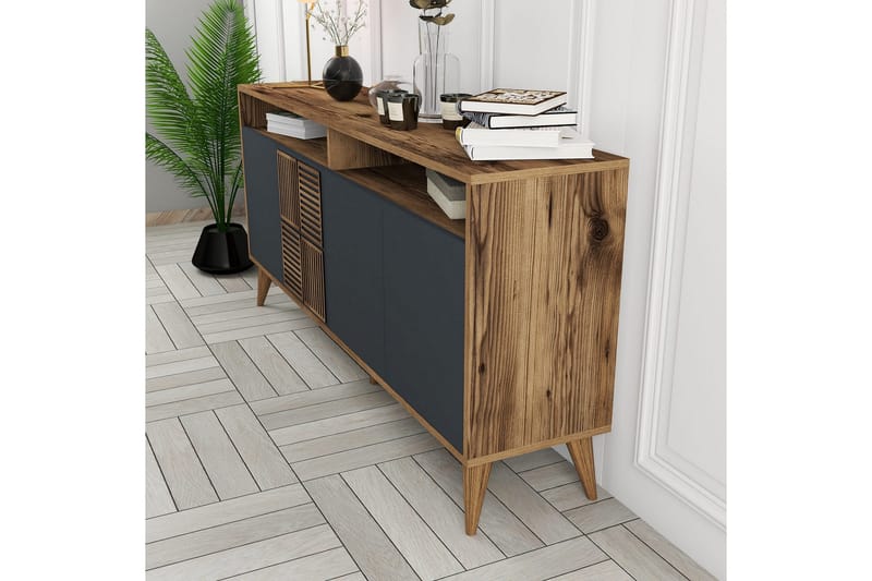 Desgrar Konsolbord 160x78 cm - Brun - Møbler - Borde - Aflastningsbord - Konsolbord & sidebord