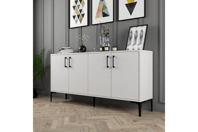 Desgrar Konsolbord 160x78 cm - Hvid - Møbler - Borde - Aflastningsbord - Konsolbord & sidebord