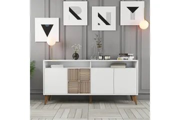 Desgrar Konsolbord 160x78 cm - Hvid - Møbler - Borde - Aflastningsbord - Konsolbord & sidebord