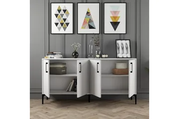 Desgrar Konsolbord 160x78 cm - Hvid - Møbler - Borde - Aflastningsbord - Konsolbord & sidebord