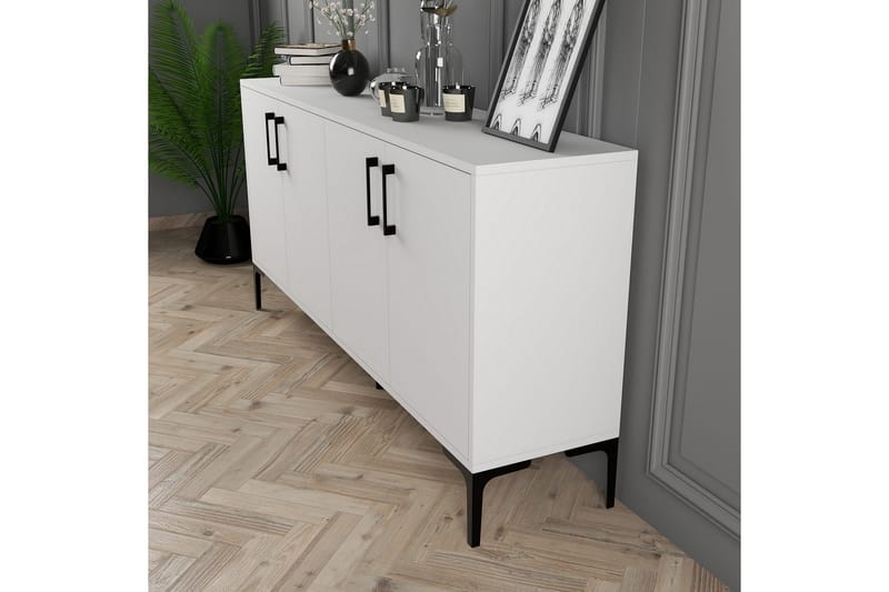 Desgrar Konsolbord 160x78 cm - Hvid - Møbler - Borde - Aflastningsbord - Konsolbord & sidebord