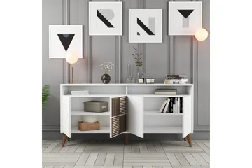 Desgrar Konsolbord 160x78 cm - Hvid - Møbler - Borde - Aflastningsbord - Konsolbord & sidebord