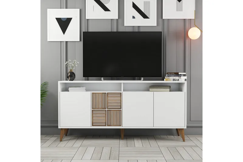 Desgrar Konsolbord 160x78 cm - Hvid - Møbler - Borde - Aflastningsbord - Konsolbord & sidebord