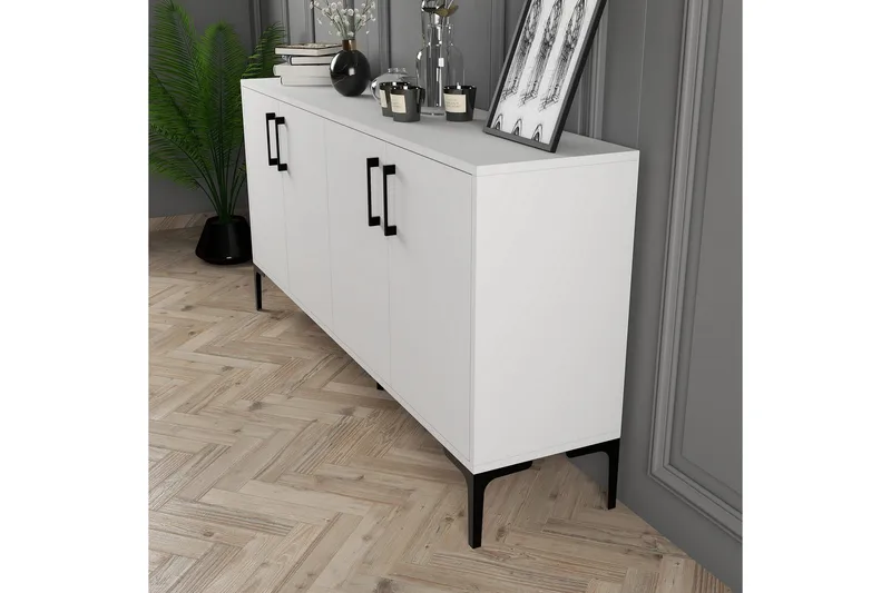 Desgrar Konsolbord 160x78 cm - Hvid - Møbler - Borde - Aflastningsbord - Konsolbord & sidebord