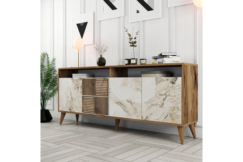 Desgrar Konsolbord 180x78,6 cm - Brun - Møbler - Borde - Aflastningsbord - Konsolbord & sidebord