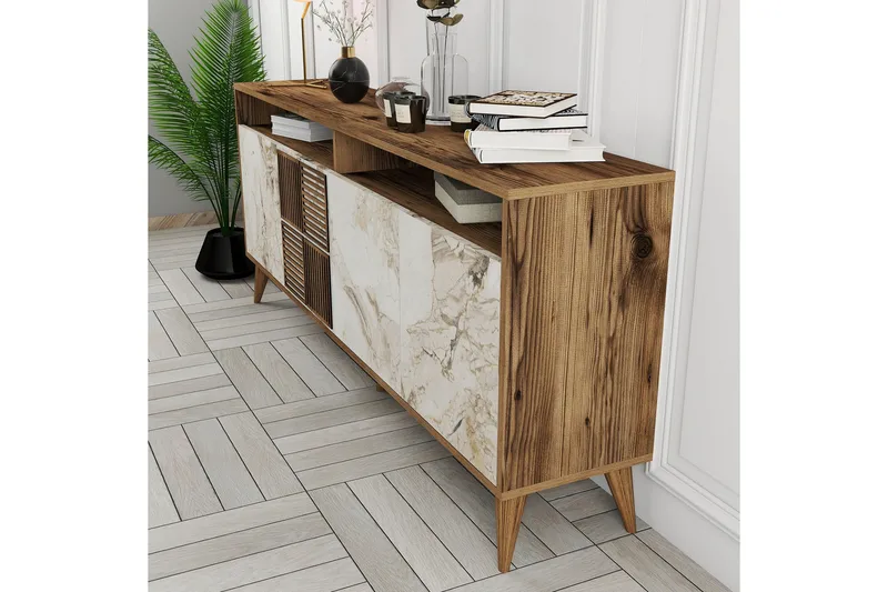 Desgrar Konsolbord 180x78,6 cm - Brun - Møbler - Borde - Aflastningsbord - Konsolbord & sidebord