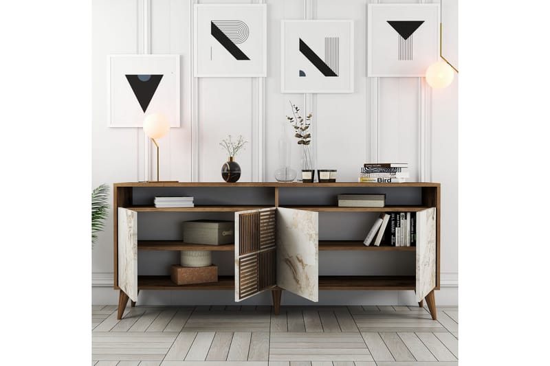 Desgrar Konsolbord 180x78,6 cm - Brun - Møbler - Borde - Aflastningsbord - Konsolbord & sidebord
