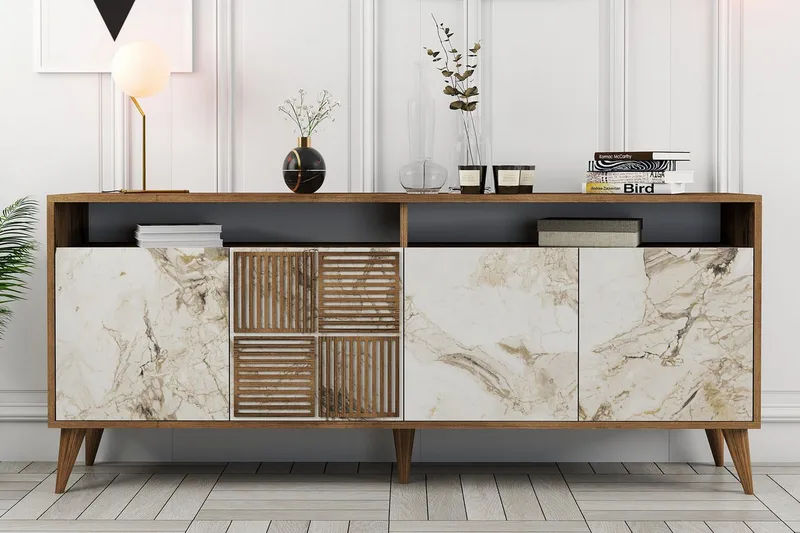 Desgrar Konsolbord 180x78,6 cm - Brun - Møbler - Borde - Aflastningsbord - Konsolbord & sidebord