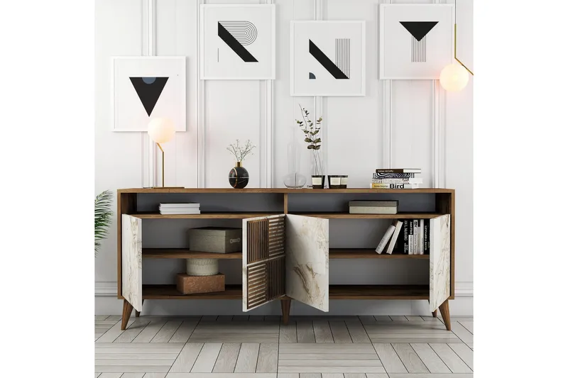 Desgrar Konsolbord 180x78,6 cm - Brun - Møbler - Borde - Aflastningsbord - Konsolbord & sidebord