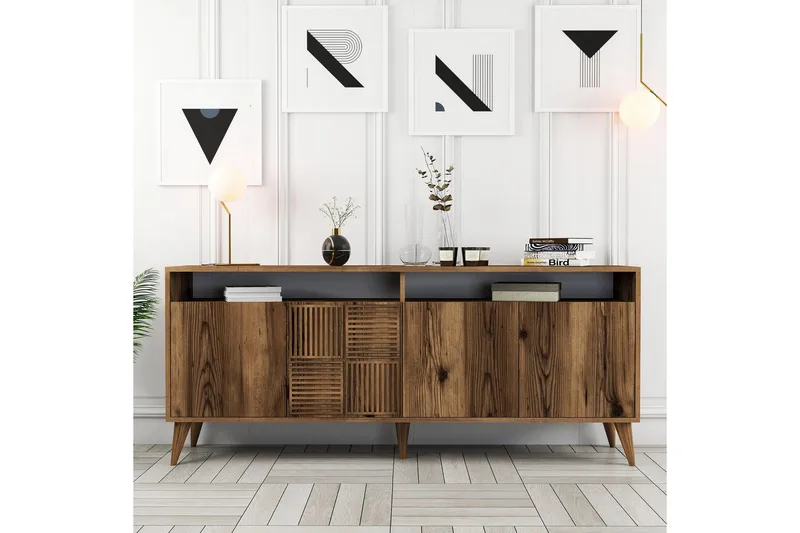 Desgrar Konsolbord 180x78,6 cm - Brun - Møbler - Borde - Aflastningsbord - Konsolbord & sidebord