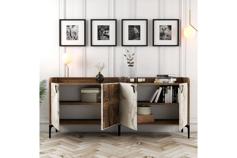 Desgrar Konsolbord 180x78 cm - Brun - Møbler - Borde - Aflastningsbord - Konsolbord & sidebord