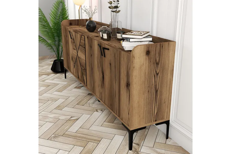 Desgrar Konsolbord 180x78 cm - Brun - Møbler - Borde - Aflastningsbord - Konsolbord & sidebord