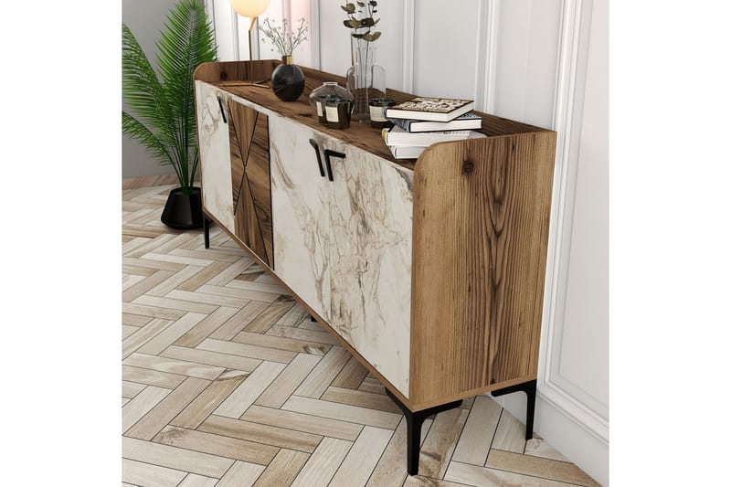 Desgrar Konsolbord 180x78 cm - Brun - Møbler - Borde - Aflastningsbord - Konsolbord & sidebord