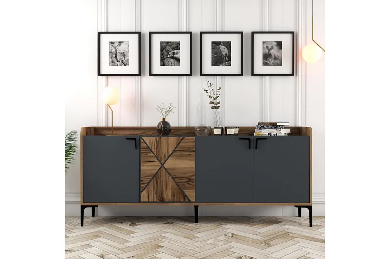 Desgrar Konsolbord 180x78 cm - Brun - Møbler - Borde - Aflastningsbord - Konsolbord & sidebord