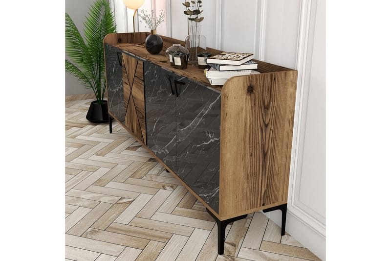 Desgrar Konsolbord 180x78 cm - Brun - Møbler - Borde - Aflastningsbord - Konsolbord & sidebord