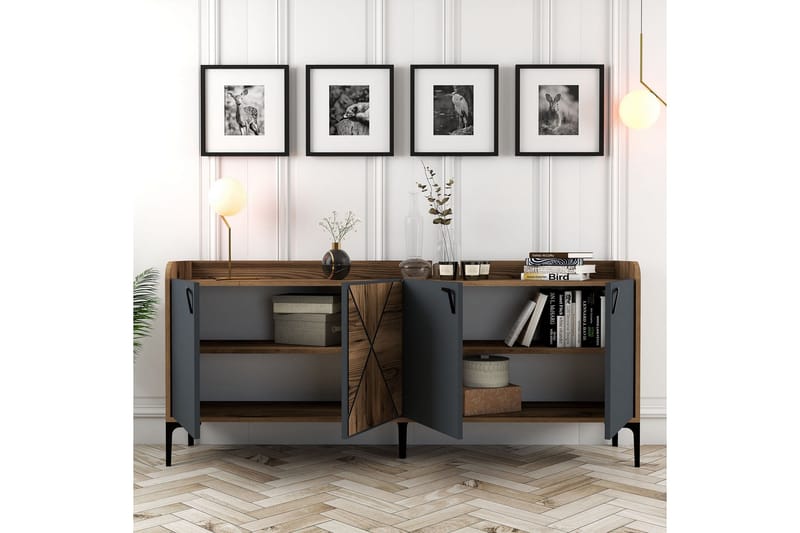 Desgrar Konsolbord 180x78 cm - Brun - Møbler - Borde - Aflastningsbord - Konsolbord & sidebord