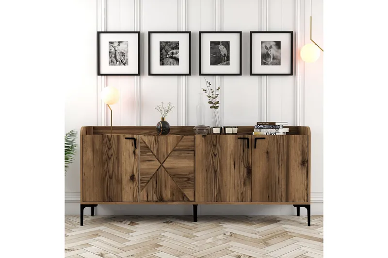 Desgrar Konsolbord 180x78 cm - Brun - Møbler - Borde - Aflastningsbord - Konsolbord & sidebord