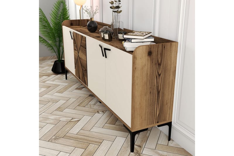 Desgrar Konsolbord 180x78 cm - Brun - Møbler - Borde - Aflastningsbord - Konsolbord & sidebord