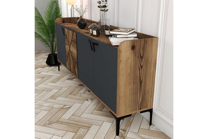 Desgrar Konsolbord 180x78 cm - Brun - Møbler - Borde - Aflastningsbord - Konsolbord & sidebord