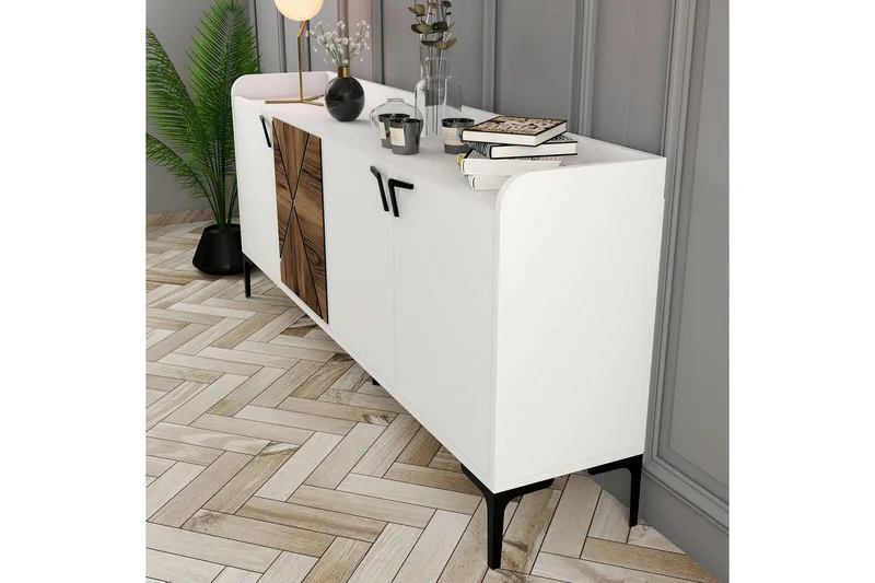 Desgrar Konsolbord 180x78 cm - Hvid - Møbler - Borde - Aflastningsbord - Konsolbord & sidebord