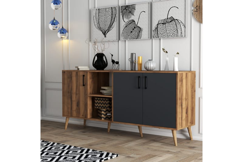 Desgrar Konsolbord 180x80 cm - Brun - Møbler - Borde - Aflastningsbord - Konsolbord & sidebord
