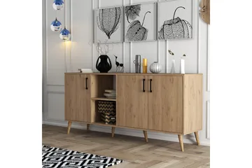 Desgrar Konsolbord 180x80 cm - Brun - Møbler - Borde - Aflastningsbord - Konsolbord & sidebord